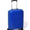 Blue trolley travel bag